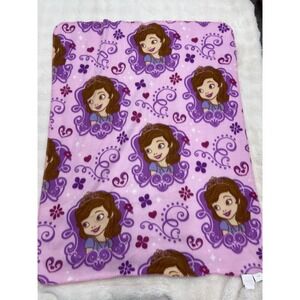 Disney Sofia the First Fleece Blanket Pink Purple Northwest Plush Throw
